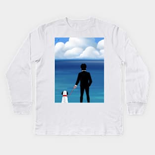 The Boogeyman John Wick Illustration Kids Long Sleeve T-Shirt